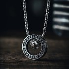 New Chinese Style Vintage Taiji Bagua Pendant Necklace Chinese Feng Shui Chain