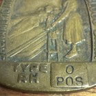 Sacramento Medical Foundation Blood Type Rh 0 Pos Donor Tag Vintage Rare Heavy