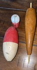 Mixed Lot Of 10 Vintage Fishing Floats   Bobbers Wood Cork