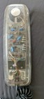Vtg 1980 Transparent Phone Lenoxx Sound Clear Ph- 1400 Push Button Tested 