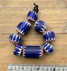 Large Antique Venetian Chevron African Trade Beads 4 Layer
