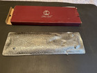 Arthur Court Rectangular Aluminum Tray 18   x6   alligator Serving Side Platter