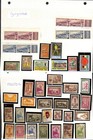 France   Colonies Stamp Collection On 7 Pages  Nice Selection  pg 