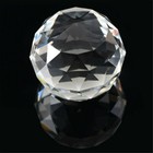 Cut Crystal Clear Prisms Sphere Decor Feng Shui Gazing Ball Feng Shui Faceted