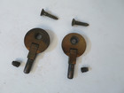 Vintage Singer Sewing Machine Cabinet Case Banjo Lollipop Hinges W Set Screws