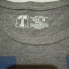 Kansas Jayhawks Ku T-shirt Women s Medium Gray Graphic Tee College Sports