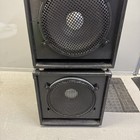 Pair Professional 15  Jbl Cabriolet Passive Pa Dj Speakers Carpeted Cabinets 