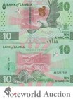 Zambia Lot 10 Pcs 1 10 Bundle - 10 Kwacha 2024 2025 P New Issue Unc
