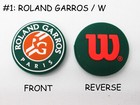 Lot Of 2  Wilson X Roland Garros Tennis Vibration Dampeners  choose Style 