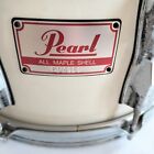 Pearl All Maple Shell Snare Drum 12  X 7  Used Ships From Japan