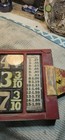 Super Rare Original Texaco Visible Double Sided Gas Pump Price Sign   Inserts