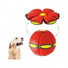  Portable Stepping Deformable Flying Saucer Toy  Creative Flat Flying Disc Ball