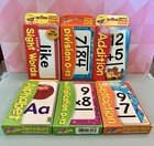 Trend  0-12 Pocket Flash Cards Lot Of 6 Alphabet Sight Words Division Addition 