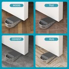 Rubber Door Stop  2 Pack Premium Heavy Duty Non Slip Door Stopper Wedge  Non-scr