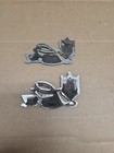 1978  1979  1980 Monte Carlo Oem Sail Panel Vinyl Top Emblems - Landau Models
