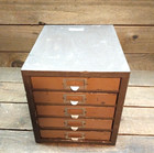 Vintage Kennedy No 5d 5 Drawer Metal Parts Storage organizer Usa Made Tool Box