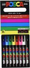 Posca Paint Pens Marker Set   Fine Point Pc-3m   8 Colors   Us Seller
