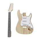 St Style Diy Electric Guitar Kit 6-strings With Paulow Body And Maple Neck