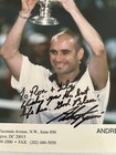 Andre Agassi Signed 8x10 Photo Autograph