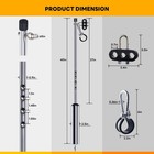 40  Swivel Pogo Stick For Semi Truck   Air Brake Line  Heavy Duty Stainless Stee