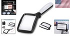 Elegant 3x Rectangle Magnifying Glass With Led Light - Ideal Gift For Vision Aid