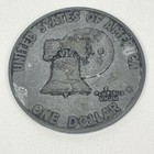 Vintage Reproduction Metal 3  Coin 1976 One Dollar Eisenhower Novelty Oversized