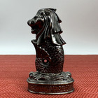 Singapore Merlion 3 75  Metal Statue Figurine Silver Paperweight Mermaid lion