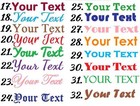 3  X 10  Custom Vinyl Lettering Personalized Text Car Window Wall Sticker Decal