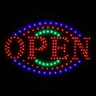Large 23  X 14  Bright Led Neon Open Business Sign With Motion Animation - Oval