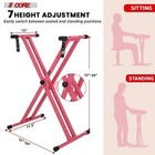 5 Core Keyboard Stand Piano Bench Set Adjustable Key Board Stands W Music Chair