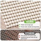 Songrey Non-slip Rug Pad 8x10 Ft  Extra Thick 8  X 10   rectangular   White 