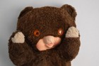 Vintage Sterling Best Ever Teddy Bear Orange Eyes Brooklyn Ny Rubber Nose