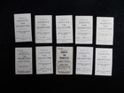 C10 Lot Of 10 Ogdens Tabs Actresses Beauties Cigarette Cards Early 1900s