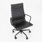 2015 Herman Miller Eames Aluminum Group Executive Desk Chair Black 21x Available