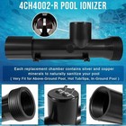 4ch4002-r Swimming Pool Power Ionizer Chamber Fits Hybrid Pool Treatment Systems