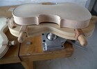 1set Violin Making Tool Hold Wooden Salver rotating Trestle Luthier Tool