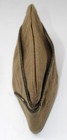 Post Wwii Us Army Garrison Cap Wool  Leather Band Size 6 7 8 Vintage See Photos