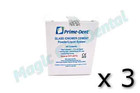 New Prime-dent Permanent Glass Ionomer Dental Luting Cement  010-020  set Of 3 