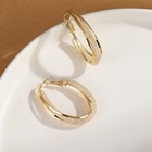 Crystal Zircon Gold Silver Ear Hoop Earrings Women Fashion Jewelry Ear Ornaments