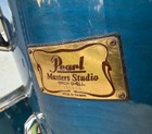 Pearl Masters Studio Birch 4 Pc Shell Pack - 10  12  16  22 -  Sheer Blue