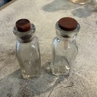 Vintage Lot Of Various Size Medicine Bottles- Unique Lot Of Bottles   Lids