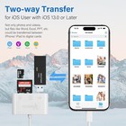 Otg Sd Card Reader For Iphone 17 16 3-in-1 Memory Card Reader With Usb Camera Ad
