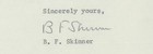 B f  Skinner  psychologist    Signed Autographed Harvard Letter Bf   Psa Dna