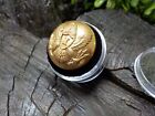 Old Rare Vintage Antique War Relic Eagle Infantry Coat Button Loaded Gold