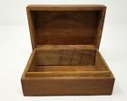 Celestial Stars Sun   Moon Brass Inlay Wooden 4x6 Jewelry Cards Trinket Box