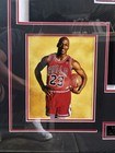 Michael Jordan Signed Jersey Framed With Coa By Aca