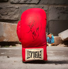 Larry Holmes Autographed Signed Red Everlast Boxing Glove