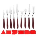 Art Painting Tool Set 15pcs Palette Knives Scrapers Stainless Steel Easy Clean