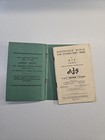 1953 Aj s Maintenance Manual And Instruction Book For 350cc 500cc Detached Cover