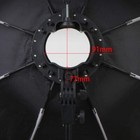Us Kx65 65cm Camera Flash Speedlite Portable Foldable Octagon Softbox   Bracket